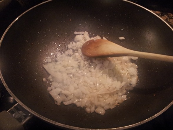 Cook your onion until translucent