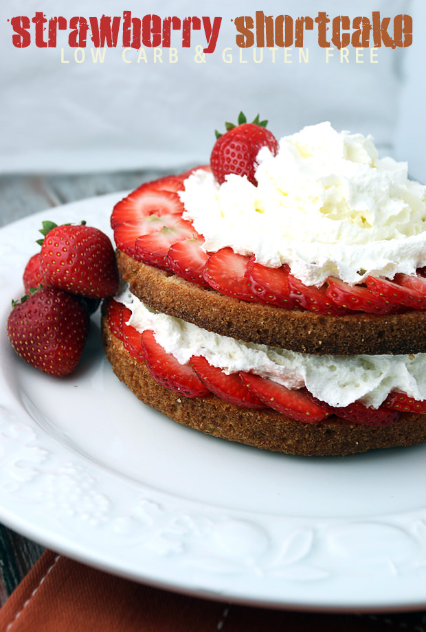 Low Carb Strawberry Shortcake | Shared via www.ruled.me/