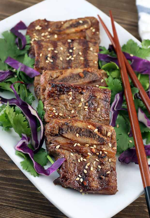 An awesome #keto grilled Asian Short Ribs. Plus enter to win a free subscription for #keto delivered. Shared via www.ruled.me/