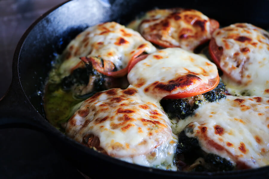 Caprese Chicken Thighs | Ruled Me