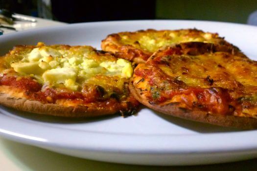 Click to see how to make the thin crust healthy pizza