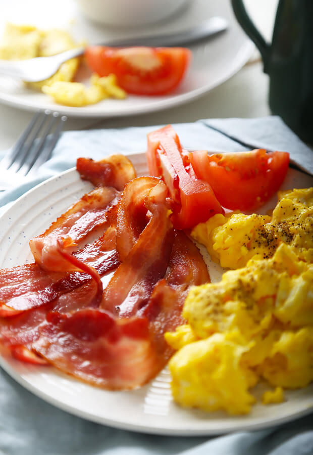 Keto Bacon And Eggs Recipe Carbs Calories Counts
