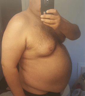 large guy nice body selfies