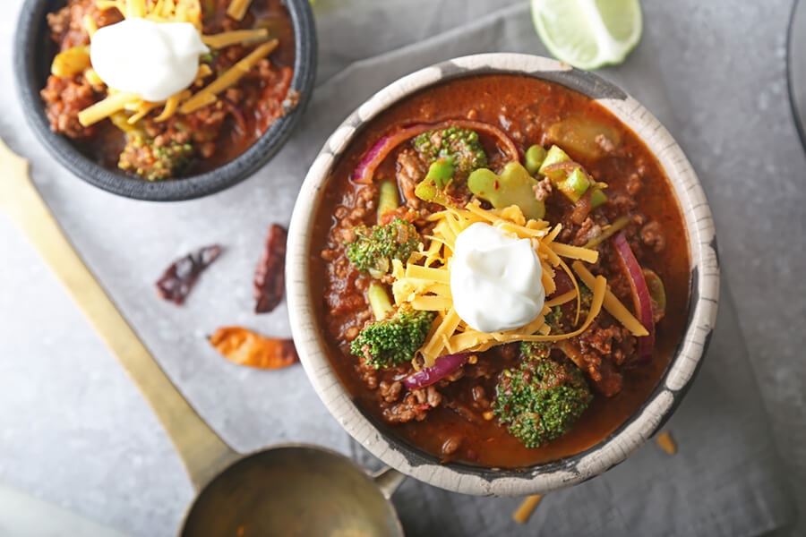 Low Carb Chili with a Kick