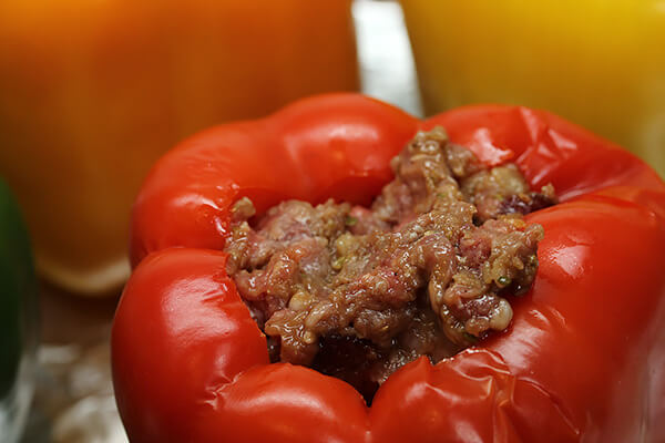 Bacon and Beef Stuffed Bell Peppers