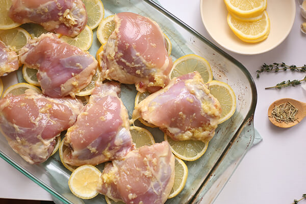 Lemon & Rosemary Roasted Chicken Thighs