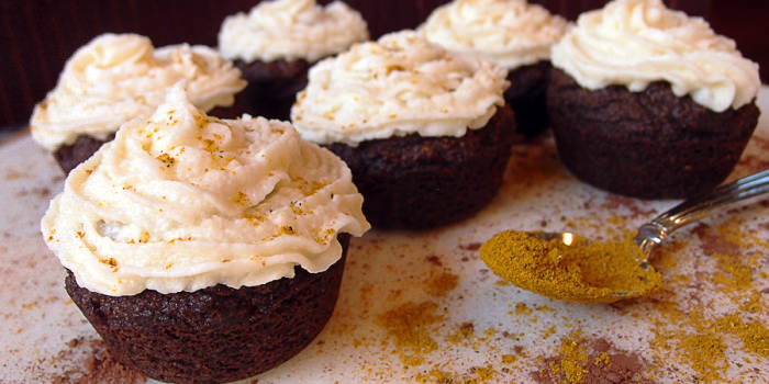 Chocolate Curry Cupcakes
