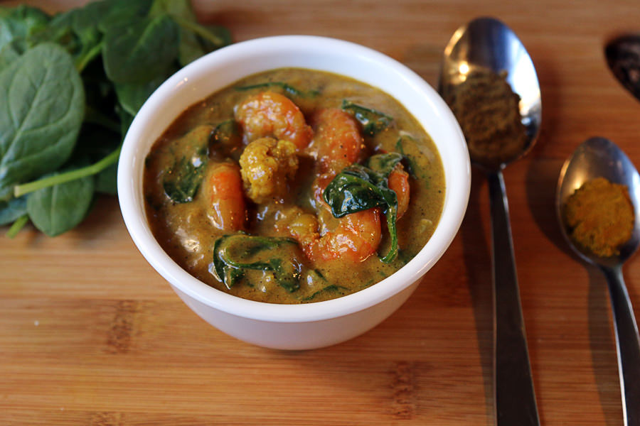 Shrimp and Cauliflower Curry - Shared via www.ruled.me