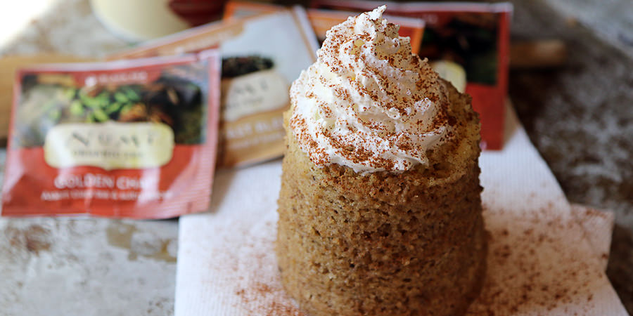 Chai Spice Keto Mug Cake | Shared via www.ruled.me