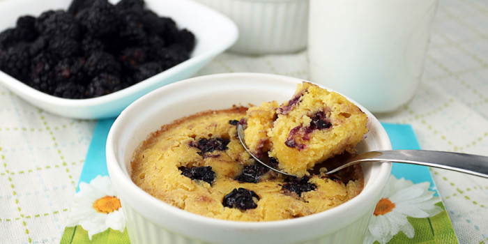 Low Carb Blackberry Pudding