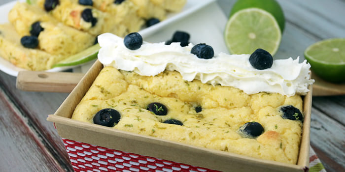 Blueberry Lime July 4th Cake