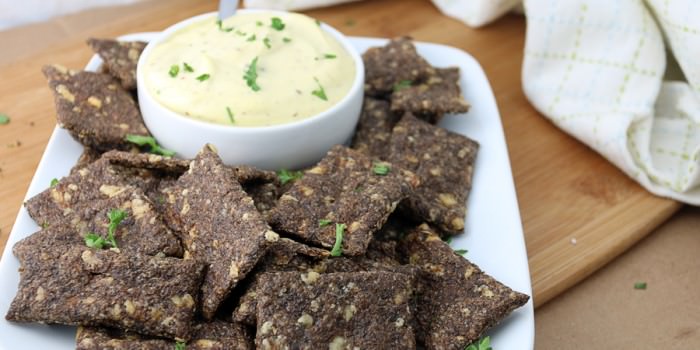 Low Carb Chia Seed Crackers