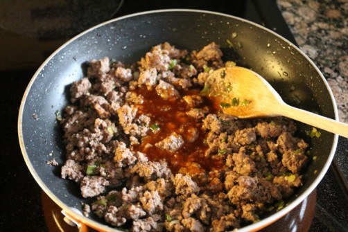 Korean BBQ Beef Stuffed Bell Peppers - Ruled Me