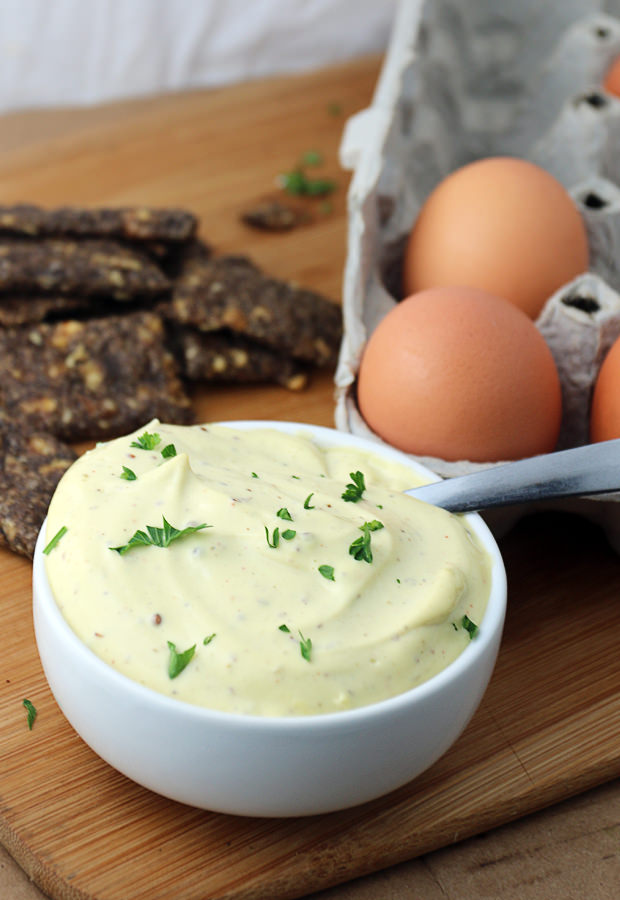A delicious Roasted Garlic Chipotle Aioli that you can spread on anything! Shared via www.ruled.me/