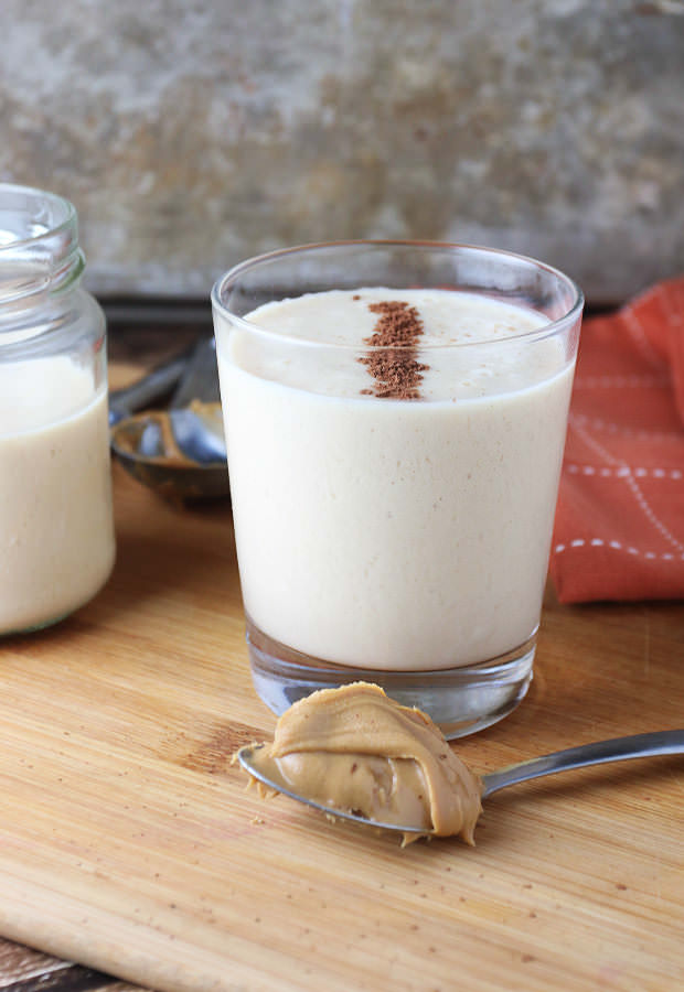 Get those peanut butter cravings out of your head with a delicious #lowcarb milkshake! Shared via www.ruled.me/