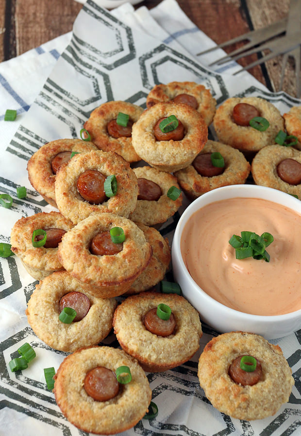  #Keto Corndog Muffins. Delightful morsels that are a great appetizer! Shared via www.ruled.me/ 