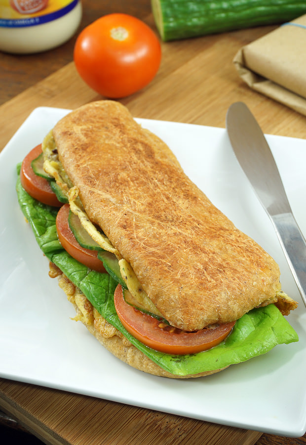 A delicious Indian/Asian inspired sandwich, made #keto. Shared via www.ruled.me/