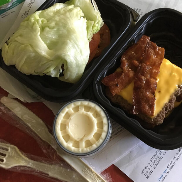 Wendy's low-carb fast food