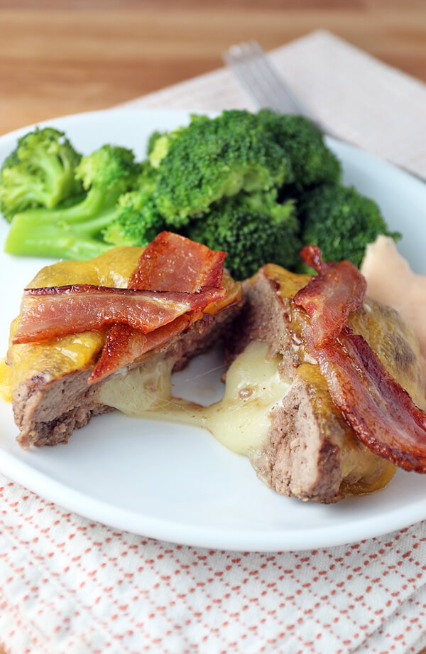 A #keto staple of mine for many years, cheese stuffed bacon cheeseburgers will soon become a staple for you and your family also! Shared via www.ruled.me/