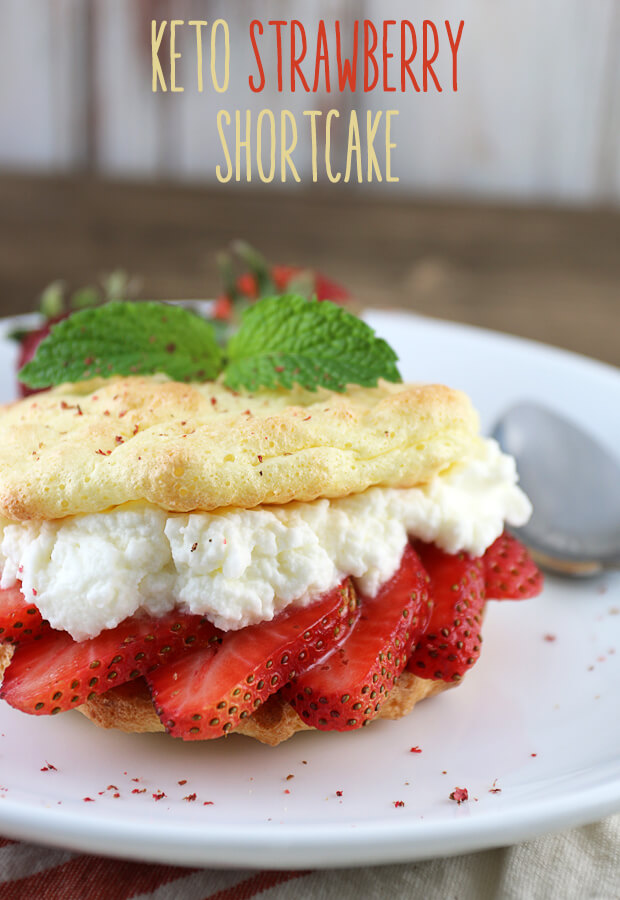A delicious #keto treat for the closing of summer. These strawberry shortcakes are packed full of fresh flavors! Shared via //www.ruled.me/