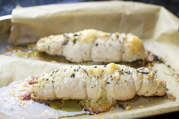 Chicken Roulades with Sage and Gruyere