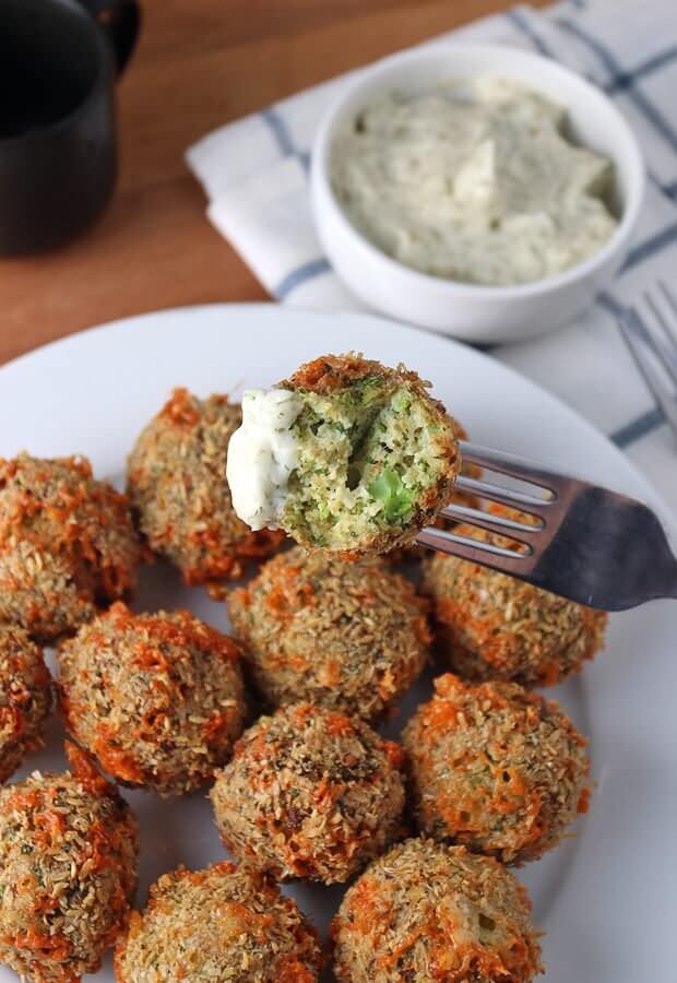 Low Carb Broccoli and Cheese Fritters
