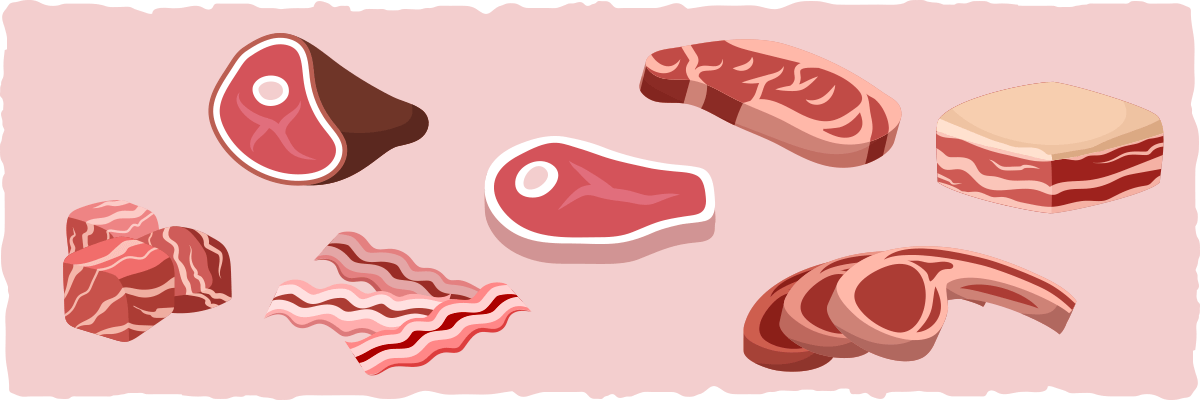 A brief overview of what is considered red meat.