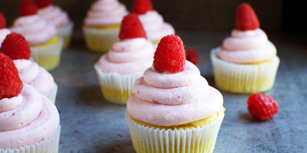 Lemon Cupcakes With Raspberry Frosting Ruled Me 4212