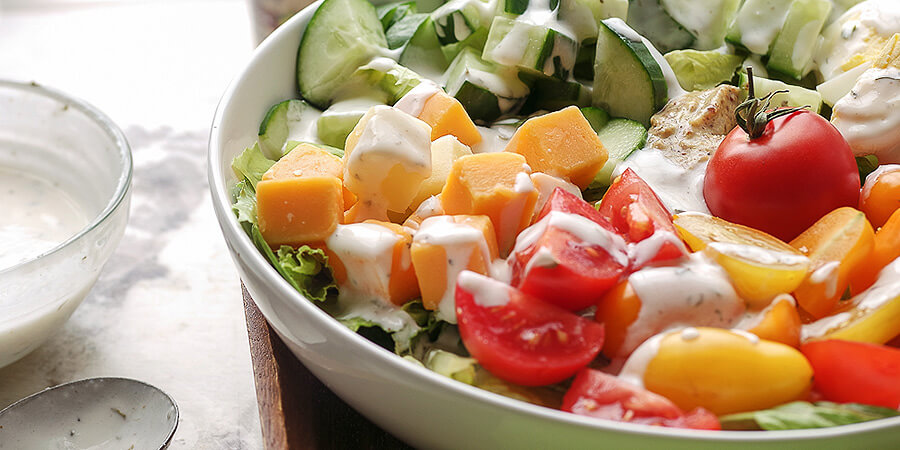 Vegetarian Keto Cobb Salad
