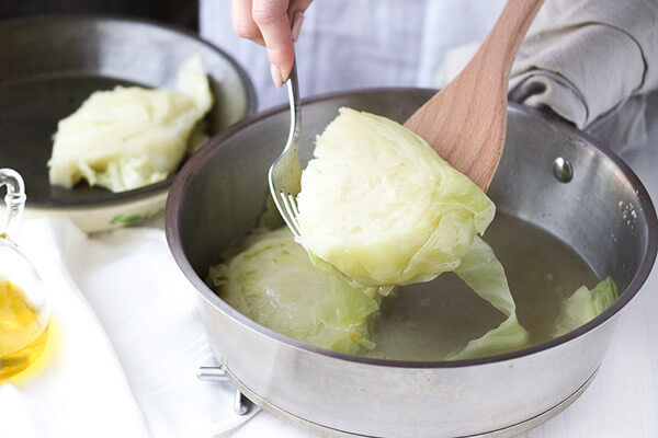 Garlic Butter Braised Cabbage