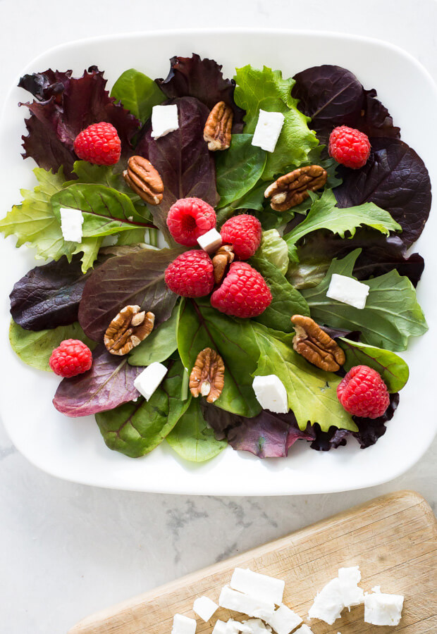 Raspberry Pecan Salad