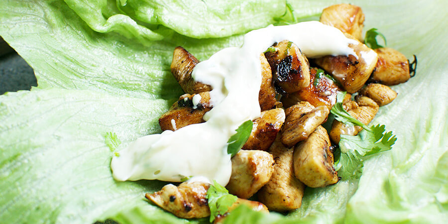 Chili Lime Chicken Lettuce Wraps