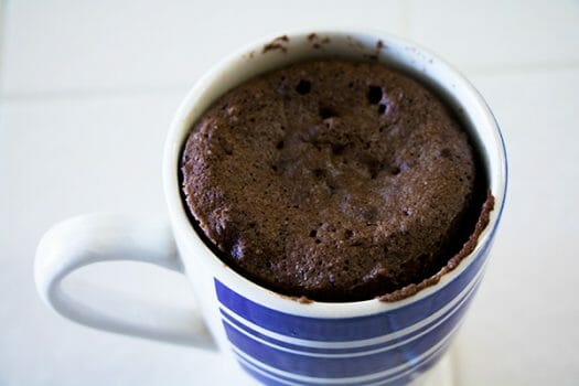 Coconut Flour Chocolate Keto Mug Cake - Ruled Me