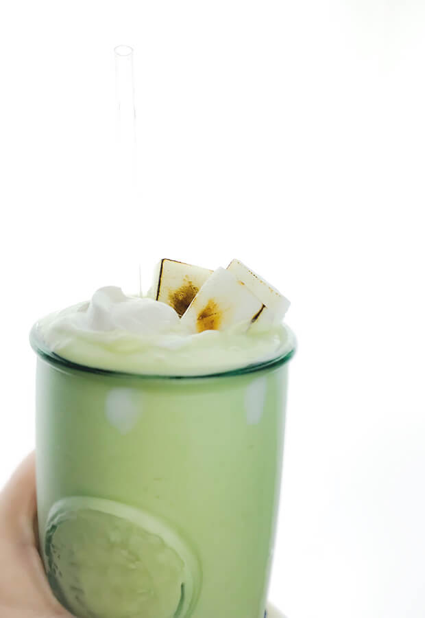 Fat Boost Smoothie with Coconut Chantilly Cream