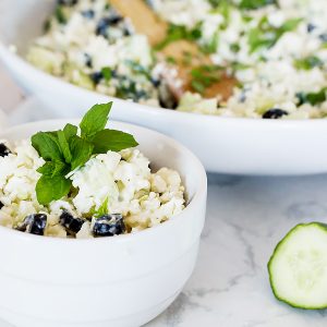 Greek Cauliflower Salad