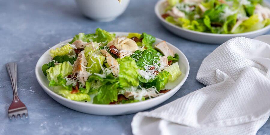 Homemade Keto Caesar Salad
