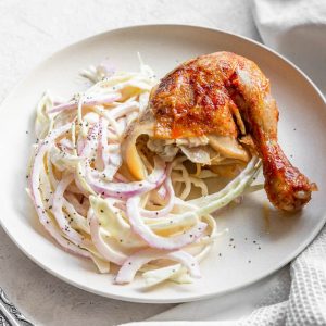 Keto Chicken and Cabbage Plate
