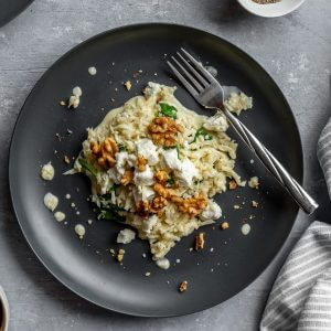 Cauliflower Risotto with Walnuts Featured