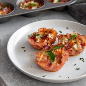 Meat Lovers Pizza Cups Featured