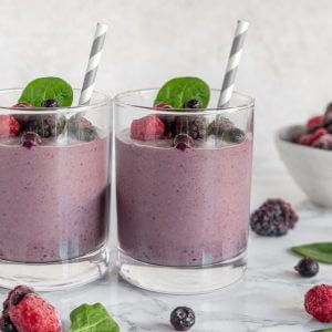 Triple Berry Smoothie Featured