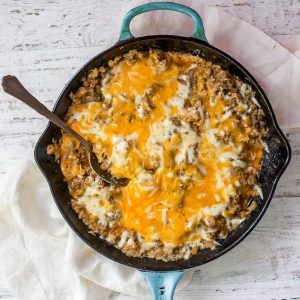 Creamy Beef and Rice Casserole Featured