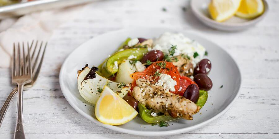 Greek Chicken Sheet Pan Meal Second