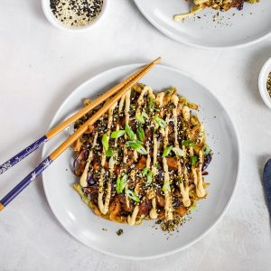 Okonomiyaki Chaffles Featured