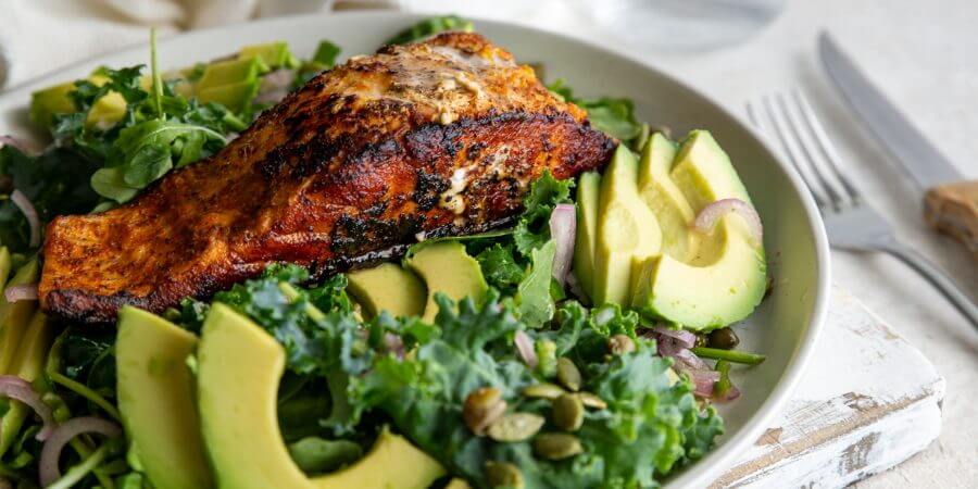 Keto Salmon with Power Greens Second