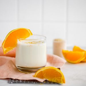 Keto Orange Creamsicle Smoothie Featured