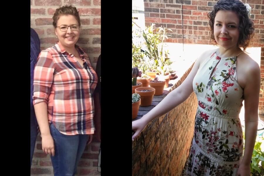 Elizabeth before and after keto