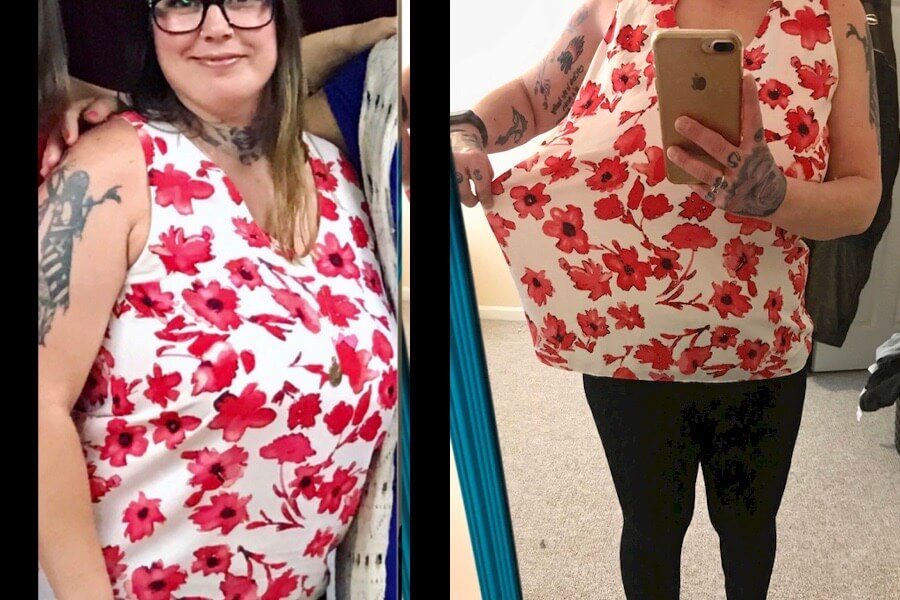 Jessie before and after keto