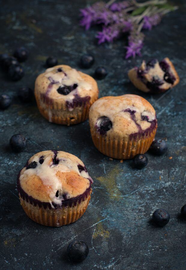 Keto Blueberry Muffins Long