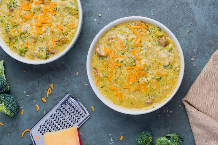 Keto Beer Broccoli Soup Featured