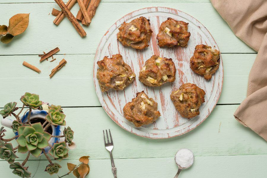 Keto Apple Fritter Cookies Featured